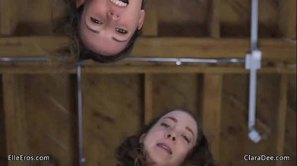 Roommates Trick You Into a Pegging Spitroast Threesome - Elle Eros Clara Dee POV