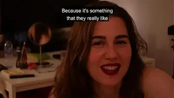 Making up stories while we fuck