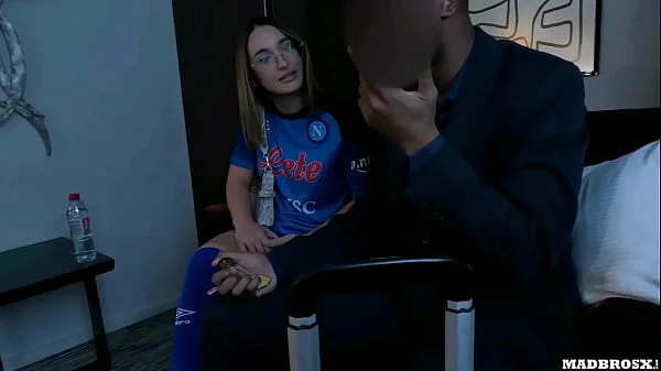 An Italian Fan From Napoli Cheats On Her Boyfriend And Agrees To Get Her Ass Pounded To Apologize !!!