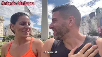 Argentinian Fitness Babe Gets Picked Up - Michelle