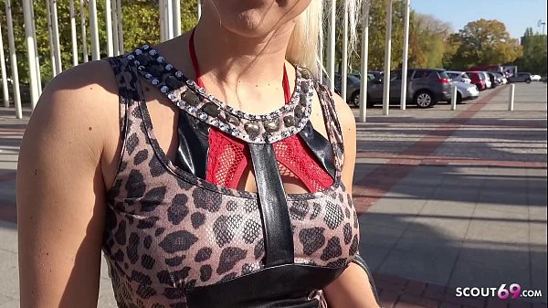GERMAN SCOUT - CATCH PORNSTAR BLANCHE BRADBURRY AT EVENT IN BERLIN AND TALK TO FUCK