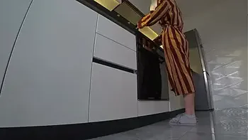 Neighbor and wife fuck in the kitchen before I get home. Real treason