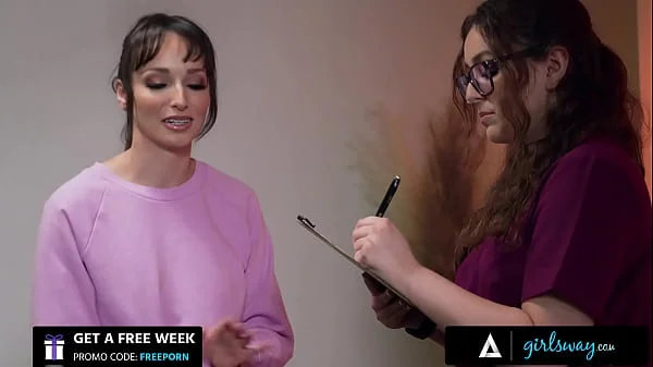 GIRLSWAY - Gorgeous Masseuse Leana Lovings Gives Busty Client Lexi Luna A Massage To Remember