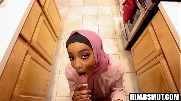Hot ebony muslim fucked by american dude