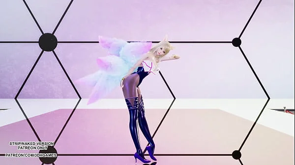 [MMD] CHUNG HA - PLAY KDA Ahri Sexy Kpop Dance League Of Legends Uncensored Hentai