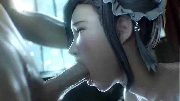 Tifa gets fucked deep in the throat