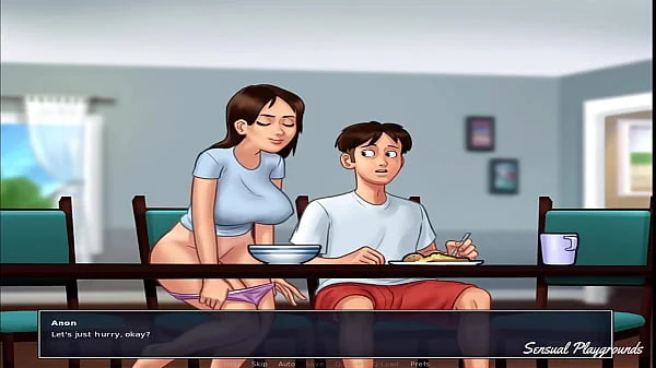 Summertime Saga | Pawg bbw busty stepmother and stepsister