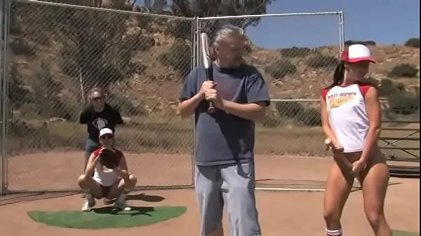 A baseball team full of sluts uses their bodies to distract the opponent