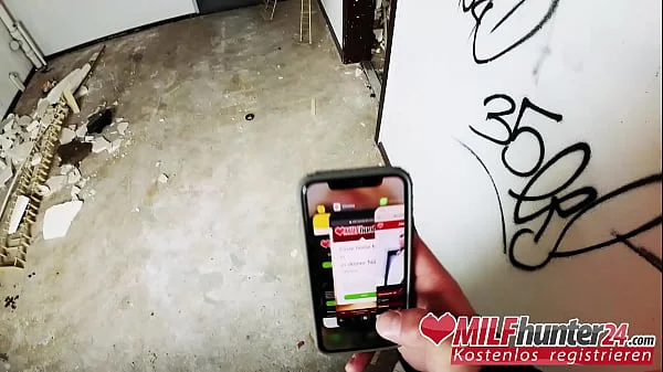 Today, the MILF Hunter fucks skinny MILF Vicky Hundt in an abandoned building & shoots his cum on her face (FULL SCENE)! I banged this MILF from milfhunter24.com!