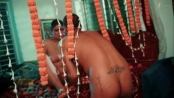 Indian Bhabhi Suhagrat with her husband's friend