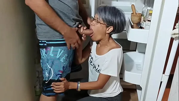 I enjoy when my husband is away and I behave like a big whore with my stepson.