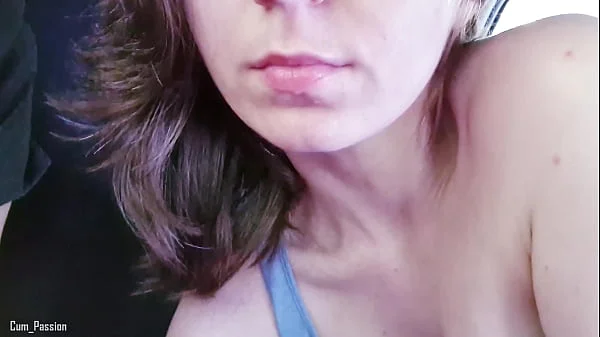 Hot Blowjob And Swallowing Cum In A Car!