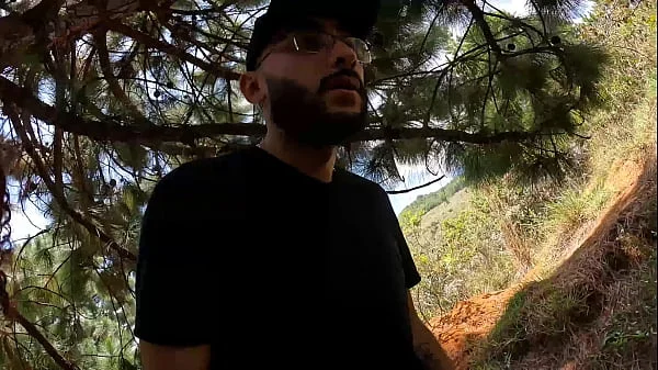 I go out to exercise with my two friends and we end up having a threesome outdoors