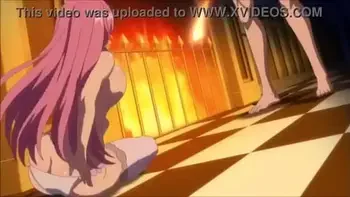 【エロアニメ】ピンク髪の姫様が侵入者に激しく犯されておもらししながらイっちゃう