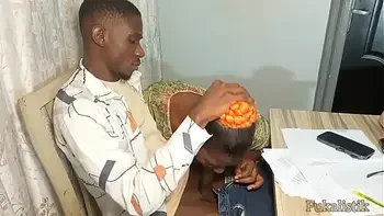 My client's big boobs wife seduced me in office