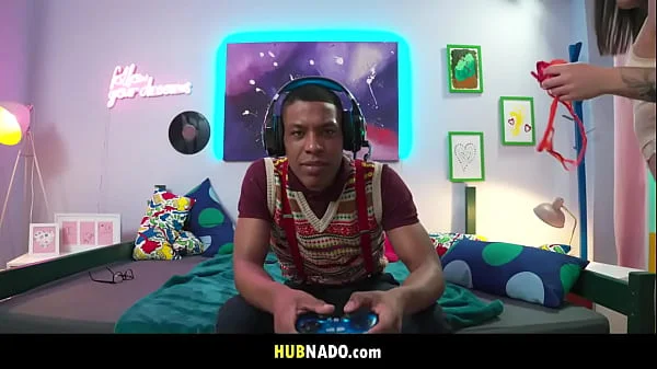 French Babe Lena Coxx Squirts on Boyfriend's Video Game Obsession