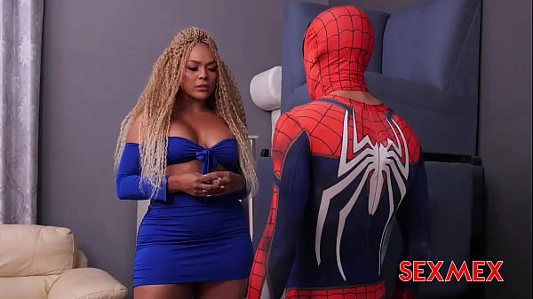 SEXMEX - PUNISHED BY SPIDERMAN . CARLA MORELLI
