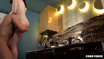 PORN BROKE HER - Brunette College Girl Manhandled - Margo Van Teese