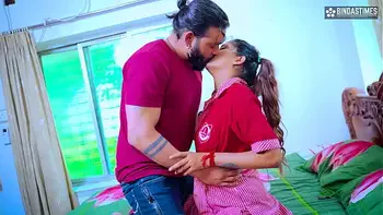 Desi Cute School Girl Very 1st time fucking with her Body Builder Boyfriend ( Hindi Audio )