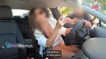 Me all naughty with no panties on, asking a stranger for help