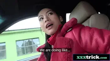 Big Tits Asian Beauty Picked Up and Fucked While Travelling Europe