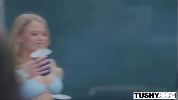 TUSHY Curvy goddess Violet Myers double penetration debut