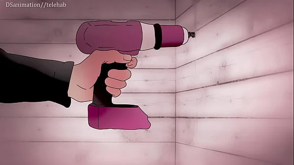 Neighbors prevent pink-haired Mitsuri Kanroji from fucking ( hentai 2d )