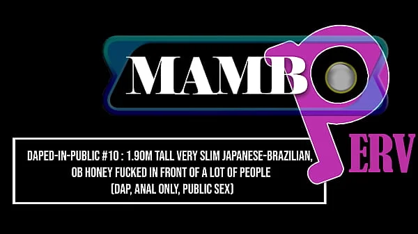 Daped-In-Public #10 : 1.90m tall very slim Japanese-Brazilian, OB Honey fucked in front of a lot of people (DAP, Anal only, ATM, public sex, monster cock)OB439