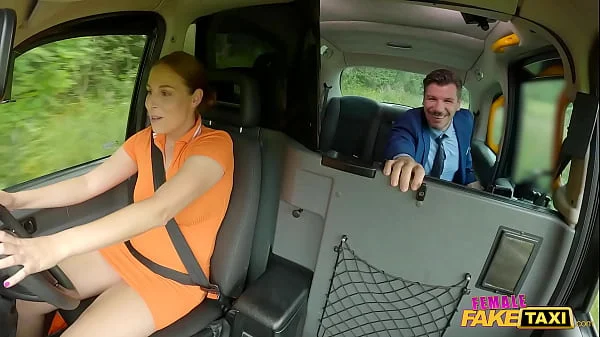 Female Fake Taxi This guy gets lucky with a horny female taxi driver