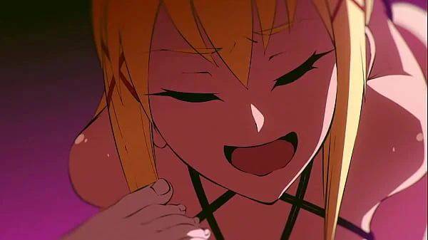 Darkness (Konosuba) enjoying anal sex