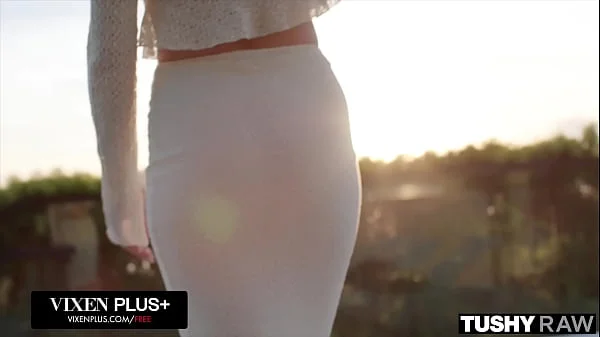 TUSHYRAW Blonde Anal-Goddess Cherry Kiss Has Her Perfect Round Ass Fucked Hard