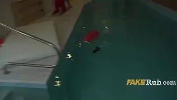 Risky Poolside Sex With An Italian Cutie