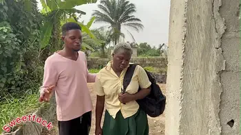 Horny student fucked so hard in the village