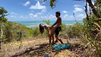 Sexo ANAL ao ar livre em praia Nordestina