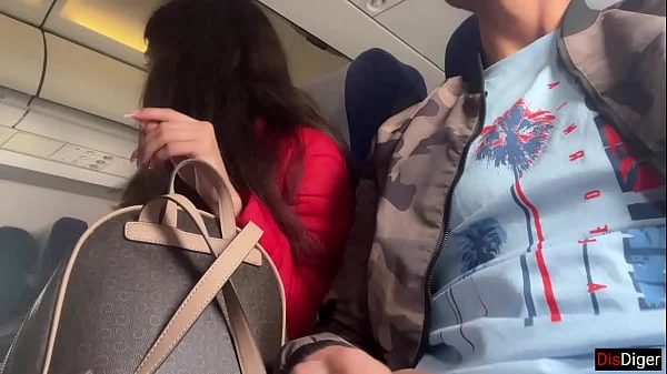 Risky Public Jerking Off On A Plane Full Of People - Public Dick Flashing