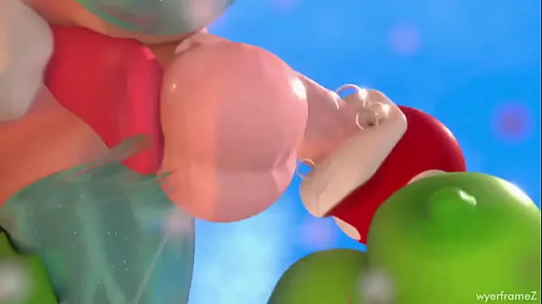 Plantas pirañas cachondas se la chupan a la princesa Rosalina Futa
