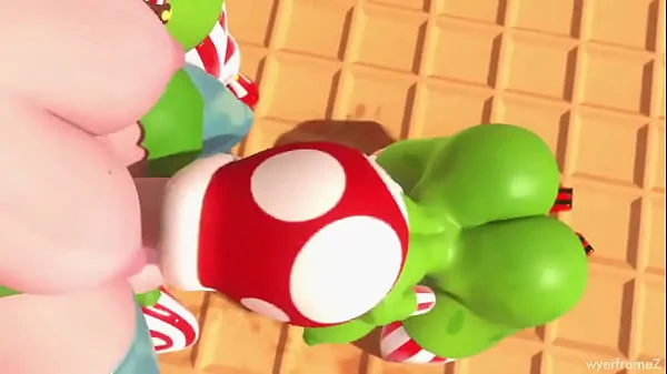 Plantas pirañas cachondas se la chupan a la princesa Rosalina Futa