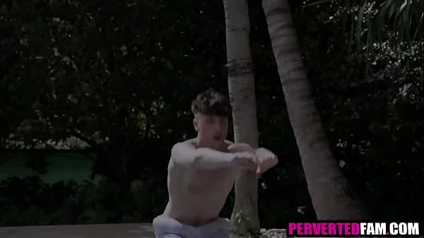 Neglected step mom caught cheating with step son