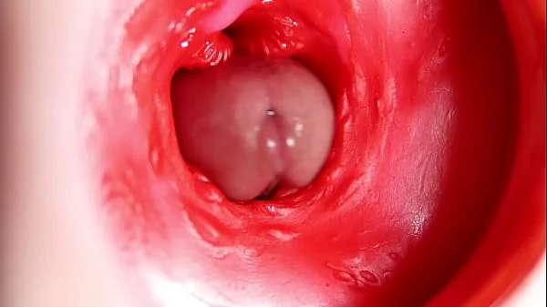 This beautiful pussy is pulsating and squeezing my cock! Camera inside the hole!