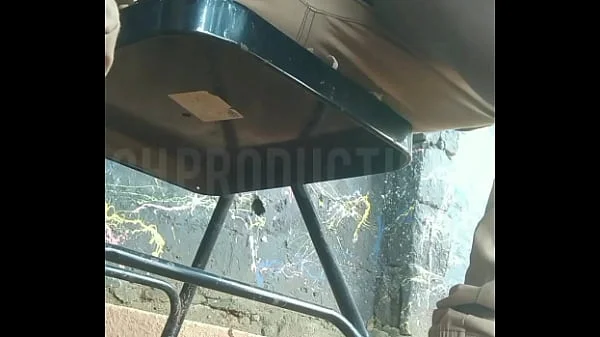 UP SKIRT... playing with an African teen slut I met at the park public making out