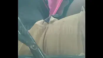 UP SKIRT... playing with an African teen slut I met at the park public making out