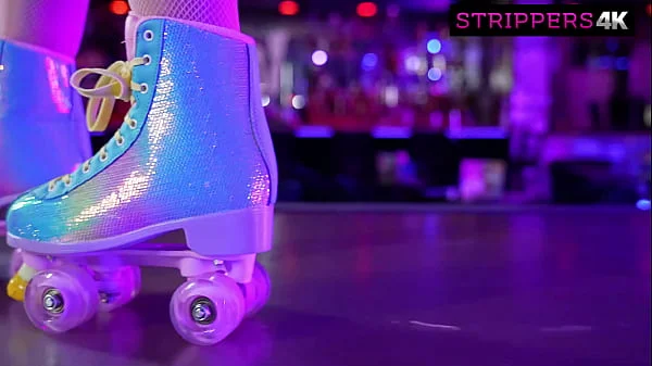 VIP Makes It Rain On Roller Girl Cum Drain