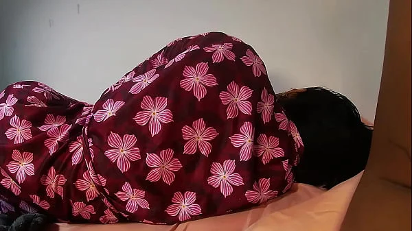 Step Mom shared bed with step son while her Husband is Working - Leyne Rodriguez