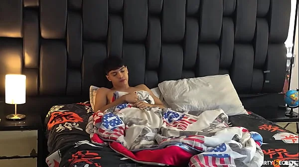 FOR FEAR OF AN EARTHQUAKE MY STEPFATHERS LET ME REST IN THEIR BED AND I END UP FUCKING MY STEPMOTHER