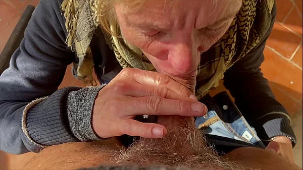 HOT WIFE HIDING WITH THE NEIGHBOR IN THE LAUNDRY ROOM - I WANT TO SUCK AND CUM IN MY MOUTH