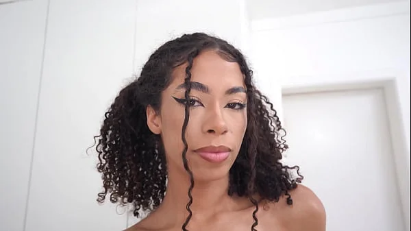 2 very slim Brazilians cuties, OB Honey & Karina Rose fucked by very huge cock (Anal, 1on2 - MFF, ATOGM, 1.90m tall girl, monster cock ) OB456