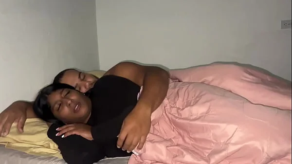 stepfather accidentally mistakes his stepdaughter for his wife, fucking her and leaving her pussy open and filled with a lot of creampie