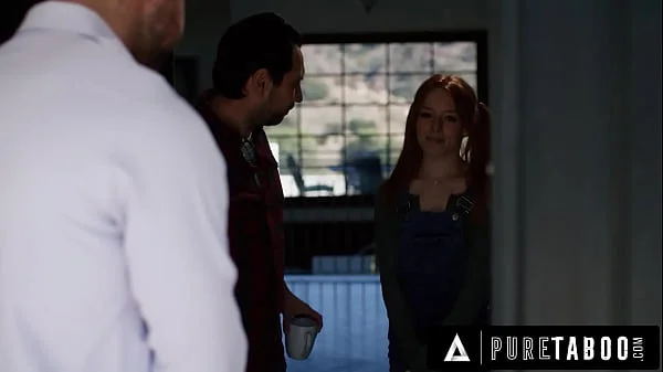 PURE TABOO Creepy Social Worker Dominates Pregnant Teen Madi Collins With Her Stepdad - PART 1 & 2