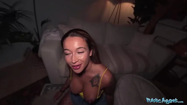 Public Agent Thick big ass Latina slides it on a big dick