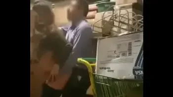 Quickie in store closet